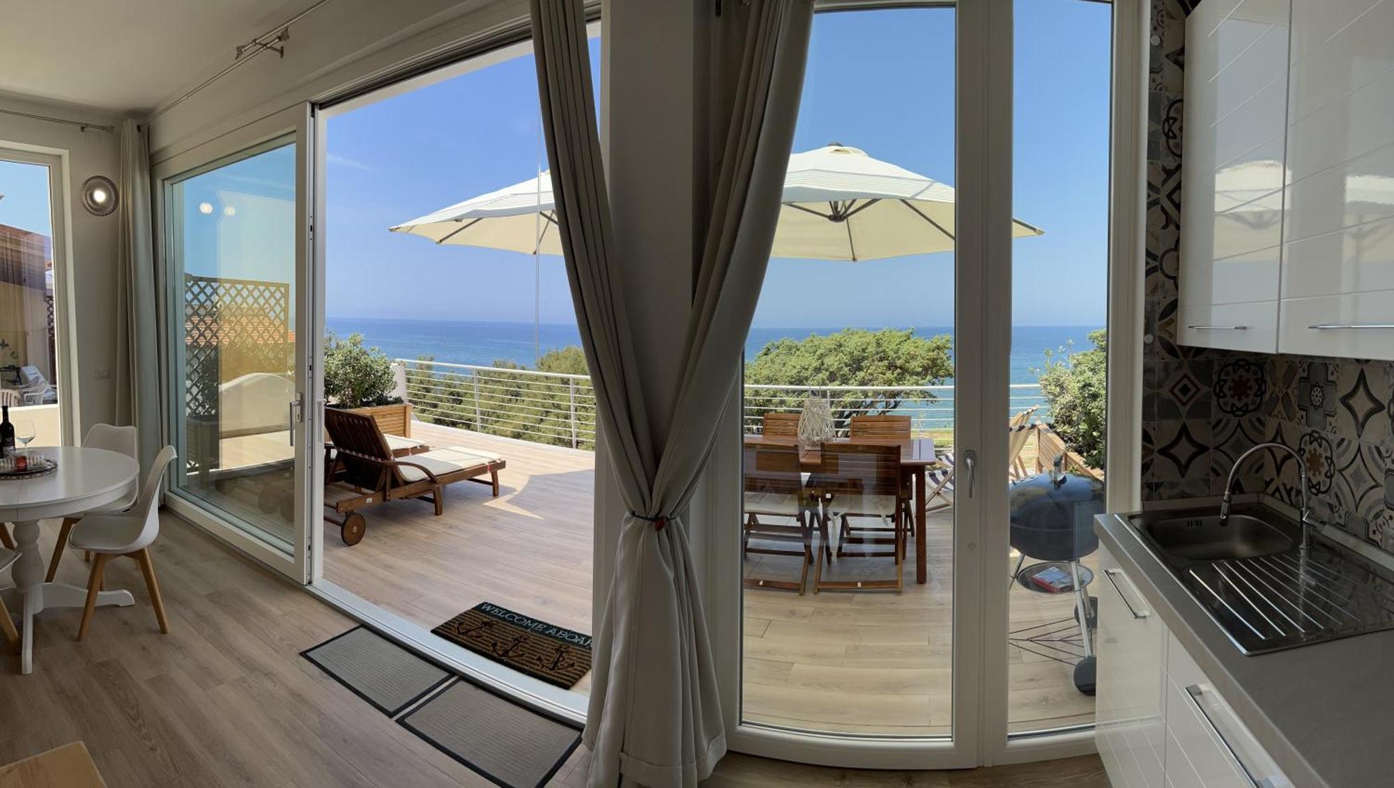 Villa ALBA sul MARE - stupendo appartamento fronte Golfo dell'Asinara - Internet Free Valledoria  Esterno foto